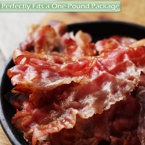 Home-X Bacon Saver - Plastic Airtight Bacon Container - BPA-Free, Dishwasher Safe, Leak-proof Bacon Storage Container