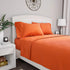 Lavish Home 1200 3-Piece Sheet Set - Twin, Rust