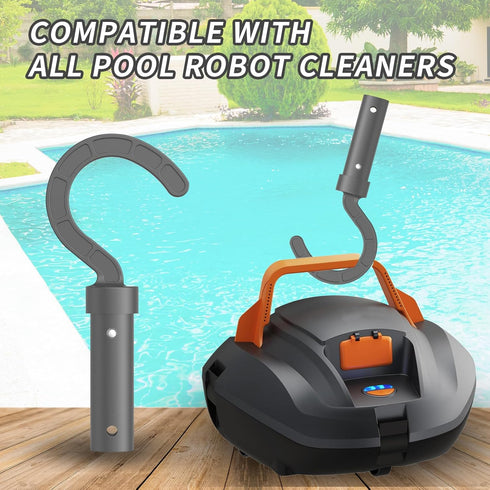 Keyrank Hook for All Robotic Pool Cleaner, Accessories Hook Customized for Pool Vacuum Robot Including Cordless,Above