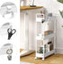 3 SOLEJAZZ Slim Rolling Storage Cart with Wheels Tier Skinny Bathroom Storage Organizer Thin Laundry Room Utility Cart