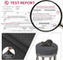 4 Dia.16-18" Grey-Set 4 BUYUE Pcs Bar Stool Covers, Luxury Fabric Round Stretchy Crease-Resistant Washable Jacquard