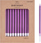 PHD CAKE Purple Long Thin Metallic Birthday Candles for Cake Party, Weddings Cake Decorations