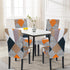 SearchI 4 Pack Super Fit Stretch Removable Washable Dining Chair Covers, Spandex Fabric Slipcovers for Dining Room
