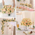 Luyue 8 Packs Peonies Artificial Flowers - Vintage Faux Peony Bouquet for Table Centerpiece