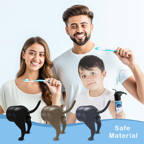 3Pcs Gag Gifts - White Elephant Gifts, Pooping Dog B*tt Toothpaste Topper, Funny White Elephant Gift Ideas, Fun Dog
