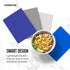 Farberware Flexible Kitchen Cutting Mat Set - Made in the USA, Non-Slip Design, Easy-Care Kitchen Essential, 4-Piece