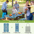 pickyNproud Picnic Table Cover with Bench Covers Camping Tablecloth with Storage Bag Windproof Waterproof Picnic Table