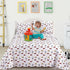 Set 3Pcs, Softan Bed Linen for Kids, Twin Size, Microfiber, Trucks Design, Deep Pocket