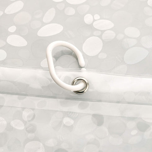 AooHome 36x72 Inch Stall Size Shower Curtain Liner, Heavy Duty EVA with 3D Pebble Pattern