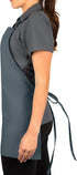 3 Pack 2 KNG Slate Pocket Adjustable Bib Apron for Men and Women