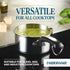 Farberware 1 Quart Brilliance Stainless Steel Saucepan/Saucepot with Side Spouts, Dishwasher Safe