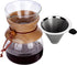 AGOGO 8 Cup Pour Over Coffeemaker Dripper with 304 Stainless Steel Filters