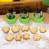 NEW LIVE 35 Pack Cookie Cutters, Vegetable Fruit Cutter Shapes Stamps Mold Mini Cookie Cutters