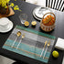 Vandarllin Placemats Set of 6, Retro Rustic Barn Wood Texture, Washable Stain Resistant Table Mats