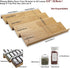 Angimio 8 Set- 11" 22" (11" 22") Bamboo Spice Rack Drawer Organizer - Pieces Wide Per Piece - Combine Pieces Into Wide