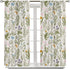 GoDazzling 52x84in 2 Floral Blackout Windows Curtains, Vintage Garden Plants Herbs Flowers Botanical Classic Design Art