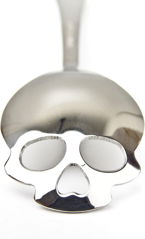 Suck UK Tea Stainless Steel Coffee ea Accessories for Spooky Home Gothic Skull Decor, Mini Spoons Or Kitchen Spoons, Kitchen Gifts & Goth Gifts