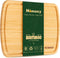 Homaxy Large Bamboo Cutting Boards for Kitchen, 14.5x11.5" Wood L Cutting Board with Juice Groove