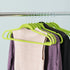 10 PACK VELVET HANGER, GREEN