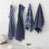 SALAS Sets 16" 26", 6 Packs, Kitchen Dish Towels for Drying Dishes, Large Cotton Kitchen Towels, Stripped Terry Dish