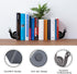 TYLCC 1 Bookends Cute Snail Metal Book Ends, Novelty Decorative Bookends for Bookshelf, Book Organizer for Desk Home