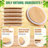 40 Roowest Pcs Yogurt Jar Lids Bulk Compatible with Oui Yogurt Jars, Natural Bamboo Wooden Lids Round Reusable Canning