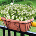 6Pcs Artificial UV Resistant Flowers, Outdoor Fake Plants for Hanging Planter, Garden, Cemetery, Kitchen Decor