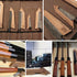 FINDKING Walnut Knife Edge Guard, Wooden Magnetic Sleeve for 5" Japanese Kitchen Knife (Knife Not Included)