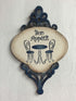 Designer Stencils I Love Paris Cookie Stencil Set, Beige/Semi-Transparent, fits 3 inch circle