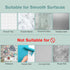 4PCS Shower Caddy Adhesive Sticker Replacement Hook for Corner Shower Caddy Bathroom Rack Shelf Soap Dish Basket Wall