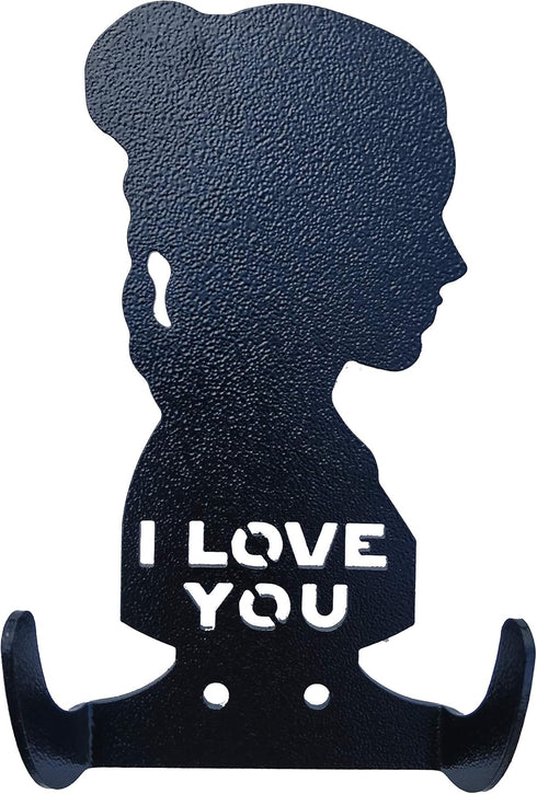 I Love You I Know Decor Steel Wall Coat Hooks
