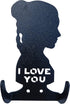 I Love You I Know Decor Steel Wall Coat Hooks