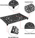 Sumnacon Rectangle Cast Iron Trivet, Heat Resistant Holder for Hot Dish, Rustic Kitchen Dining Table Countertop