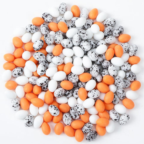 JUNEBRUSHS 120 Pcs Mini Resin Easter Eggs, Easter Eggs Decor Resin Vase