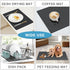 Golener Coffee Bar Mat, Under Coffee Maker Mat, 23"x15" Coffee Tray Mat Under Coffee Machine, Dark Gray Rubber Mat