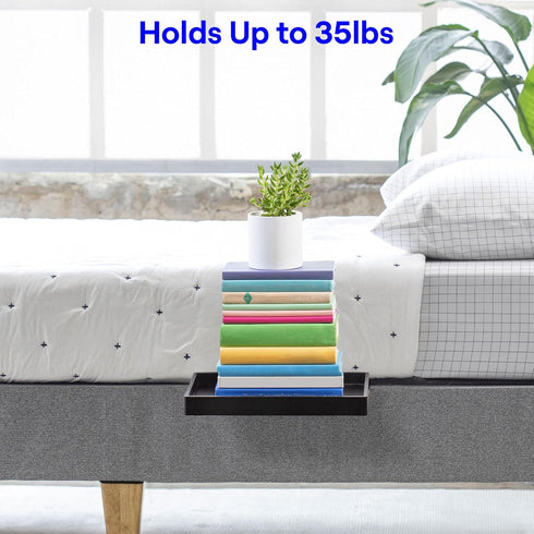 BedShelfie Bedside Shelf for Bunk Bed & Top Bunk, College Dorm Room Essentials, Floating Bed Side Table Tray Storage,