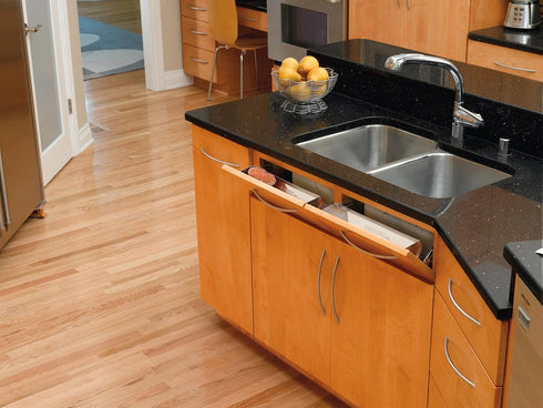 11-1/4 in Stainless Steel Tip-Out Tray