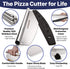 KitchenStar 16-Inch Pizza Cutter Rocker Blade - Sharp Stainless Steel Slicer Knife with Protective Cover, Dishwasher
