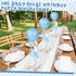 6 Set 1st 11.8 Inch Chunful Blue One Silly Goose Birthday Decoration Soft Goose Stuffed Animal Baby Shower Centerpieces