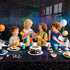 2 Pack 54'' 108'' Iridescent Galaxy Holography Tablecloth, x Color-Shifting Space Table Cover with Reflective Stars