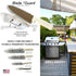 Blade Guard Knife Blade Protection Cover, Secure Fit Sheath for Storage or Transport, Dishwasher Safe BPA-Free, Clear