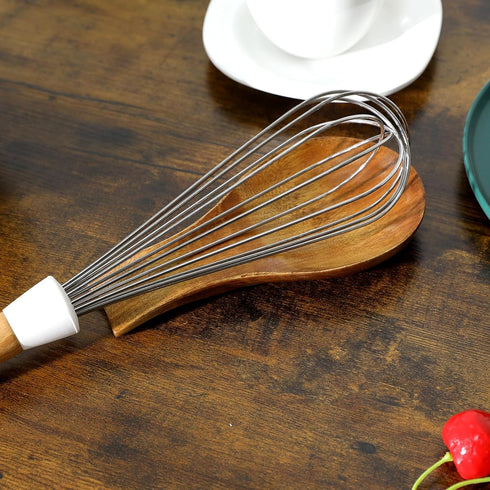 Wooden Spoon Holder, Boho Spoon Rest for Stove Top, Larger Farmhouse Utensil Rest for Kitchen Counter Decoration