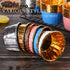 Party Hippo Foil Muffin Liners, 50 Pcs Disposable Cupcake Baking Cups, Gold Aluminum Ramekin Holders