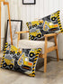 Datura home 4Pcs Set 1 1 2 Set Construction Truck Twin Sheet - Flat Sheet, Fitted Sheet, Pillowcases - Truck Yellow
