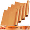 4 Pack Large Copper Oven Liners, 16x24 Inch Thick Heavy Duty Non-Stick Teflon Mats for Ovens and Grills
