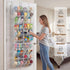 30 Closet, 10-Tier UVIAHOMI Pairs Over the Door Shoe Organizer, Breathable Mesh Pocket Hanging Shoe Storage for Door