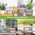 Tigvio 2pcs 10 (10 Desktop Glass Plant Propagation Station with Test Tubes in Wooden Stand - Hydroponic Plants Cutting