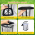 DTOMCD 15 Portable Trash Bag Holder Collapsible Trash Can with Lid, Trash Can for Outdoor Indoor Camping, Kitchen