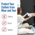 Spacesaver Vacuum Storage Bags, Jumbo 2 Pack for Clothes, Compression Seal for Closet Storage, Pump Included