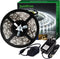 20FT White LED Strip Lights - Dimmable 6000K 360LEDs, Under Cabinet Tape with UL Power Supply